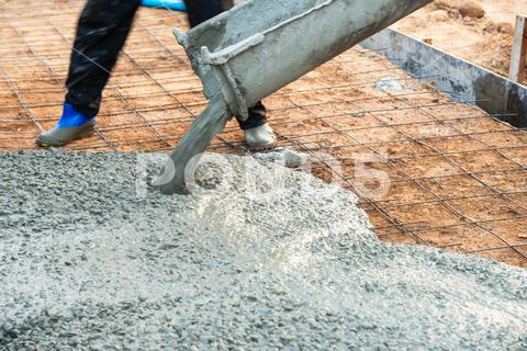 A local Texas construction crew at a quarry or concrete plant